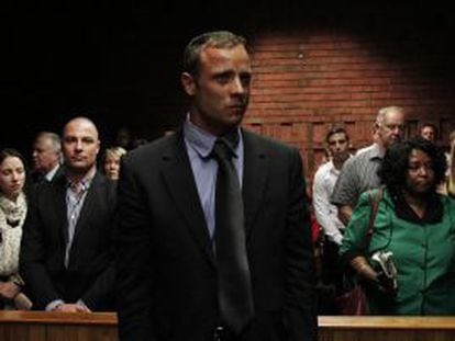Pistorius, en febrero de 2013 durante la vista judicial.