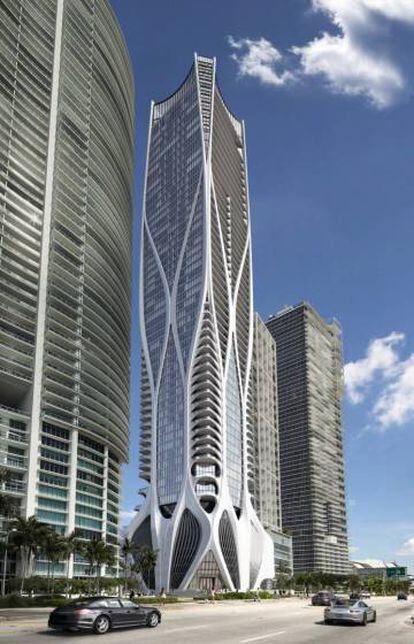 El edificio diseñado por Zaha Hadid en Miami donde vivirán los Beckham.