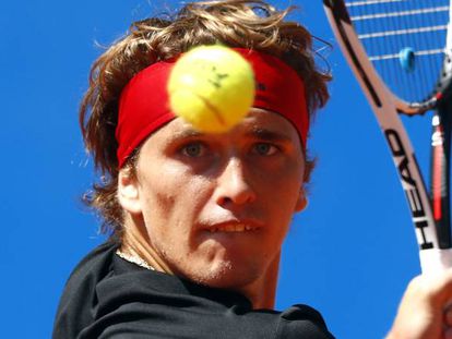 Alexander Zverev, durante un partido reciente en Múnich.