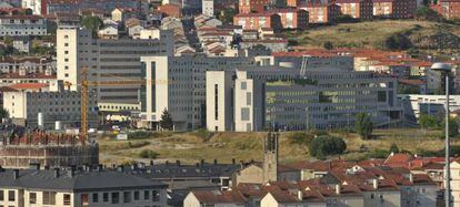 Vista general del complejo hospitalario de Ourense.