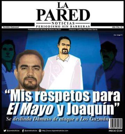 La portada de La Pared del 21 de febrero.