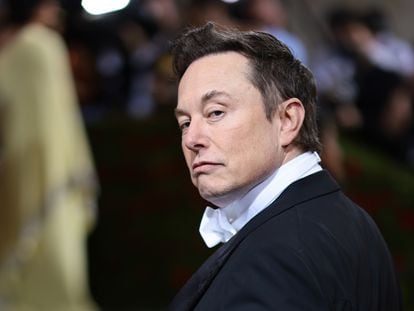 Elon Musk en la Gala MET, el pasado 2 de mayo, en Nueva York.