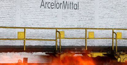 Imagen de una planta de ArcelorMittal en Bélgica.
