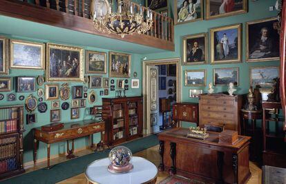 Sala de la casa-museo de Mario Praz a Roma, on va traslladar les antiguitats que tenia al Palazzo Ricci.