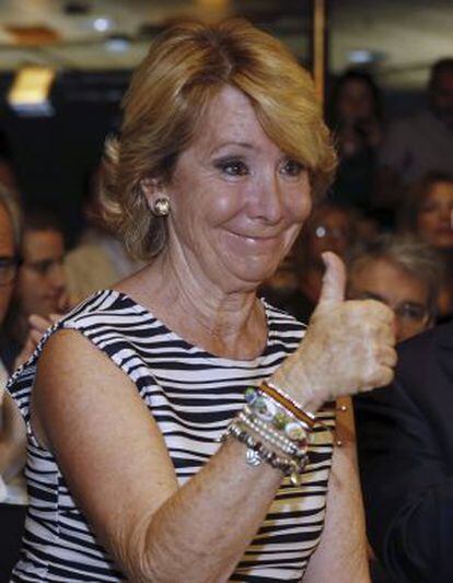 Esperanza Aguirre. 