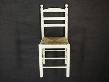 Una de las sillas que se expondrán en Caixaforum.