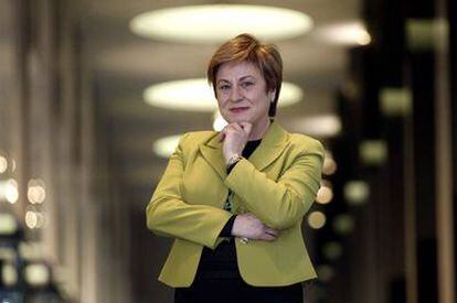 Cándida Martínez, en el Congreso de los Diputados.