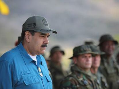 La oposición venezolana, con la ayuda de los Gobiernos de EE UU y Colombia, busca dividir las fuerzas armadas