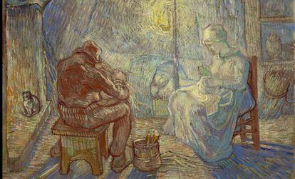 'La vigilia' (1889) de Vincent van Gogh.
