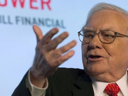 Warren Buffett, el marte en la conferencia de automoci&oacute;n.