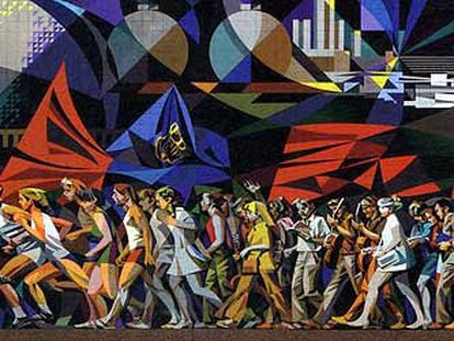 <i>La marcha de la juventud hacia el futuro</i> (1974).