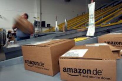 Paquetes de Amazon en Alemania. EFE/Archivo