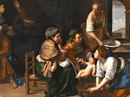'Nacimiento de san Juan Bautista' (1635), de Artemisia Gentileschi.