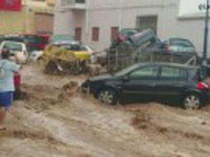 La lluvia ha afectado especialmente al municipio almeriense de Adra, con 40 incidencias registradas