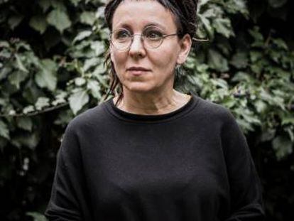 La escritora Olga Tokarczuk, en Varsovia en 2018.