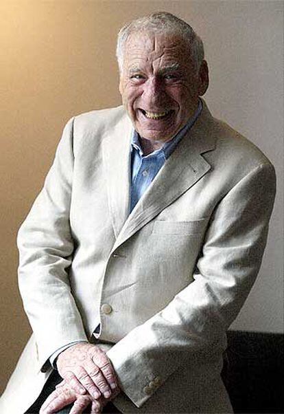 Mel Brooks, ayer en Madrid.