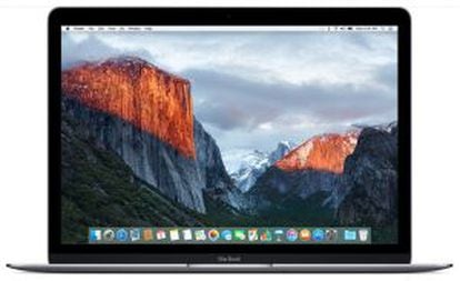 Escritorio provisional del sistema operativo Mac OS X 10 El Capitán.