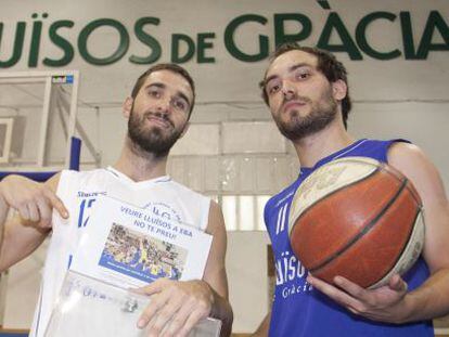 Jordi Rofes y Roger Morris, los dos capitanes del equipo.