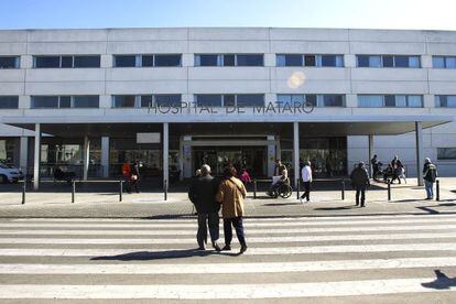 Façana de l'Hospital de Mataró.
