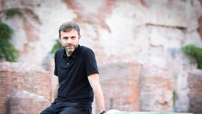 Paolo Giordano, en julio pasado durante un festival literario en Roma.