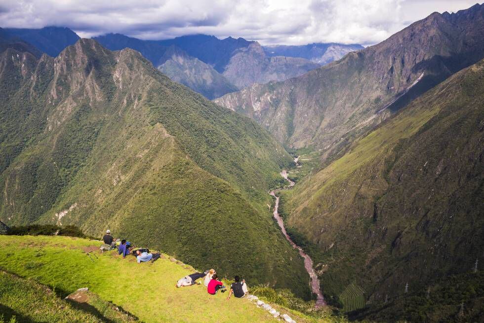Ruinas de Huiñay Huayna, en el Camino Inca (Perú).