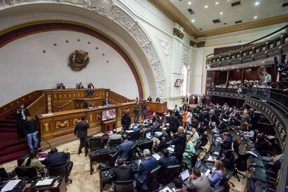 Hemiciclo de sesiones de la Asamblea Nacional de Venezuela