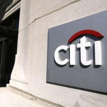Fachada del banco Citigroup en Nueva York