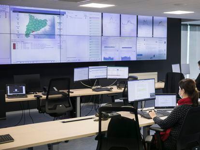 Imagen del Centro de Telecomunicaciones y Tecnologías de la Información de la Generalitat el pasado viernes.
