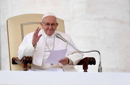 El Papa Francisco, en la audiencia del 31 de octubre.