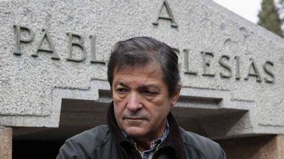El presidente de la Comisión Gestora del PSOE, Javier Fernández.