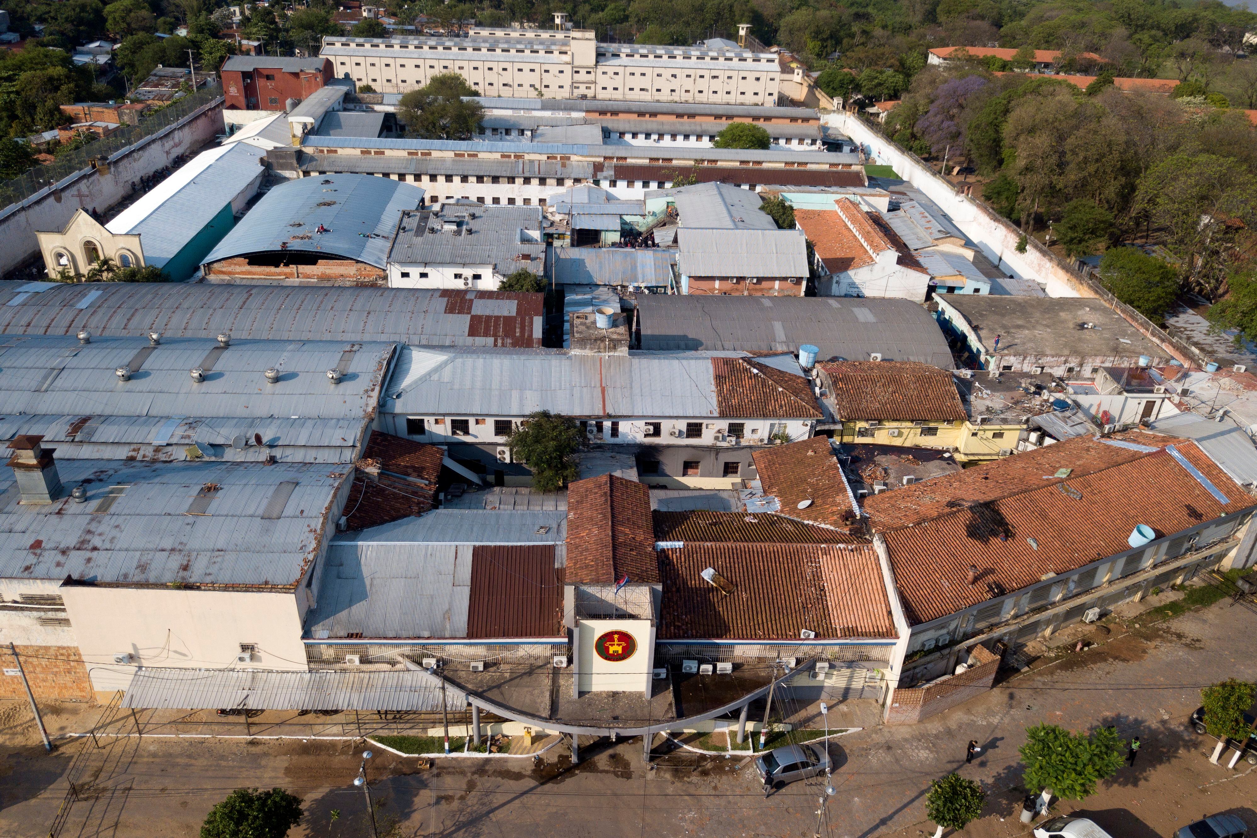 La cárcel de Tacumbú vista desde el aire, en octubre de este año.