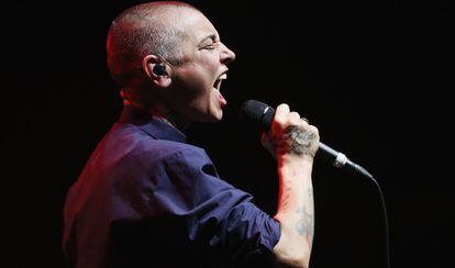 Sinéad O’Connor, durante un concierto en Sydney Australia en 2015.