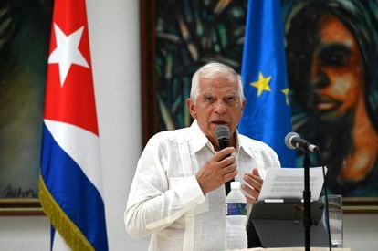Josep Borrell, en La Habana.