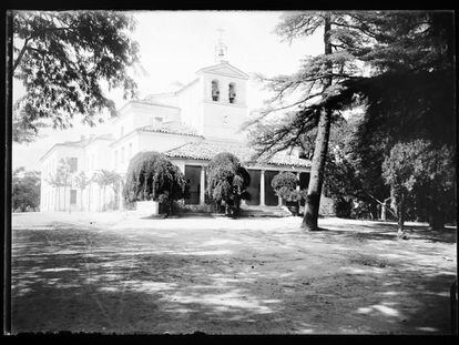 Iglesia de la Torrecilla, que fue construida por Sabatini y quedó destruida durante la Guerra Civil.