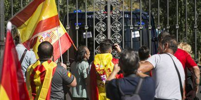 Manifestaci&oacute;n en Barcelona por la unidad de Espa&ntilde;a