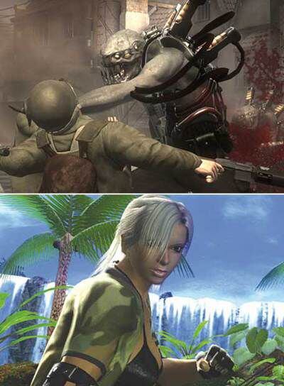 'Fall of a Man' y 'Virtual Fighter', dos de los juegos que acompañan a la PS3.