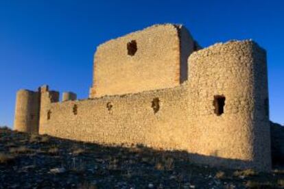 Restos del castillo de Caracena, en Soria.