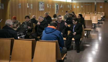 Sala d'espera del CAP Numància de Barcelona