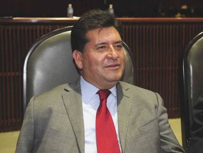 Francisco Rojas San Rom&aacute;n, en la C&aacute;mara de Diputados.