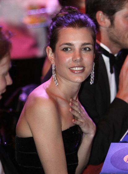 Carlota Casiraghi, en una fiesta en Mónaco.