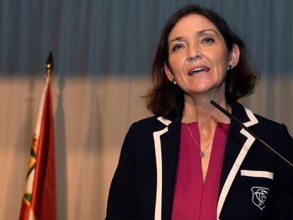 La ministra de Industria, Comercio y Turismo, Reyes Maroto, el pasado lunes.
