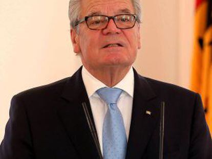 El presidente alemán, Joachim Gauck.