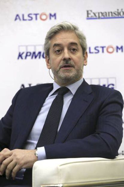 Antonio Moreno, presidente de Alstom Espa&ntilde;a.