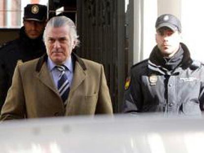 Luis Bárcenas, el miércoles 6 de febrero sale de declarar de la Fiscalía Anticorrupción