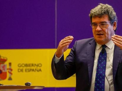  El ministro de Inclusión, Seguridad Social y Migraciones, José Luis Escrivá. 