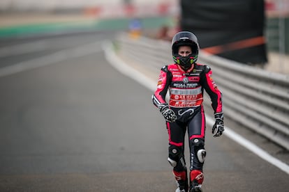 Ana Carrasco durante el Gran Premio de Qatar el pasado 5 de marzo.