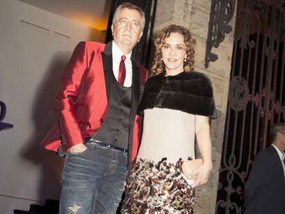 Jorge Vergara y Angélica Fuentes, en febrero, en una imagen colgada en la cuenta de ella en Instagram.