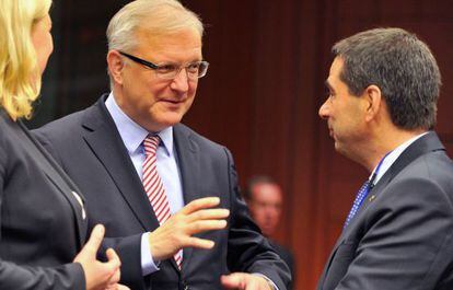 El vicepresidente de la Comisi&oacute;n, Olli Rehn.