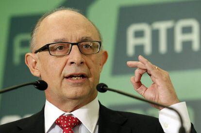 El ministro de Hacienda y Administraciones Públicas, Cristóbal Montoro.
