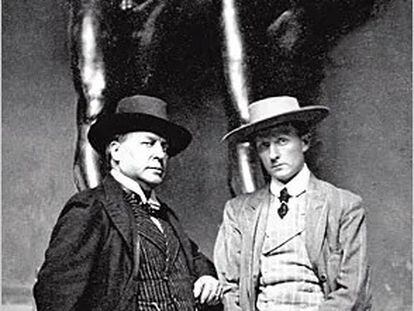 “James and Andersen” (1907, Museu Hendrik Christian Andersen, Roma), imatge cedida per l'editorial Elba.